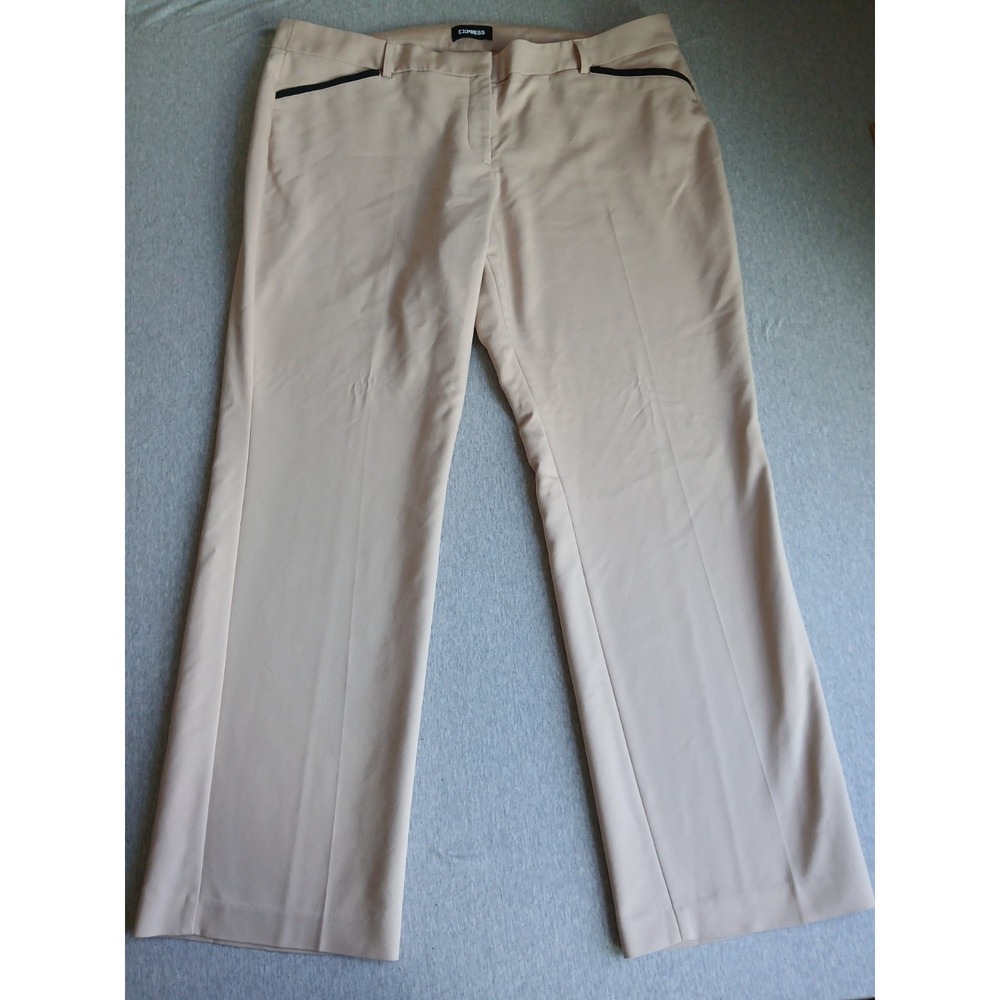 Express Pants 18w Editor Barely Boot Low Rise Trouser Office Work Career Corp